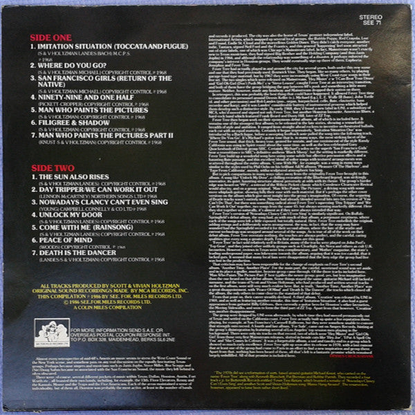 Fever Tree : San Francisco Girls (LP, Comp)