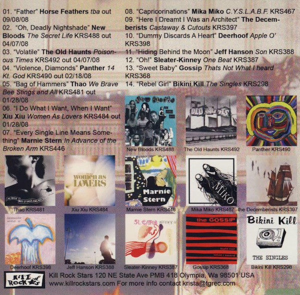 Various : Kill Rock ★s 2008 Sampler (CD, Smplr)