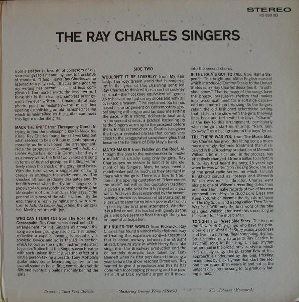 The Ray Charles Singers : Young Lovers On-Broadway (LP, Album, Gat)