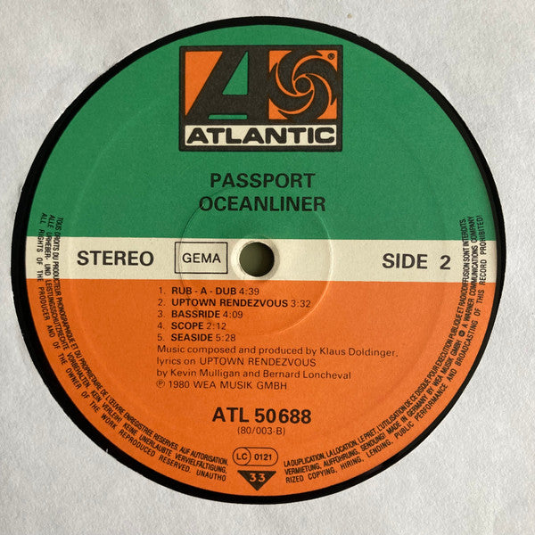 Passport (2) : Oceanliner (LP, Album)