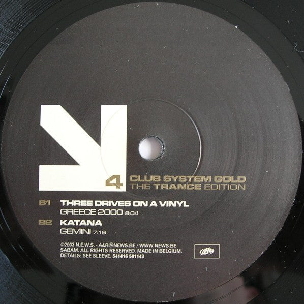 Various : Club System Gold - The Trance Edition 4 (12")