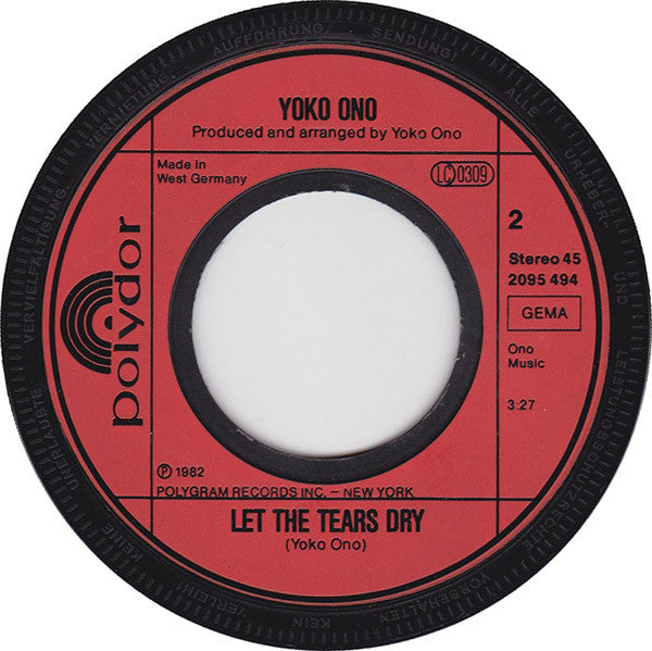 Yoko Ono : My Man (7", Single)