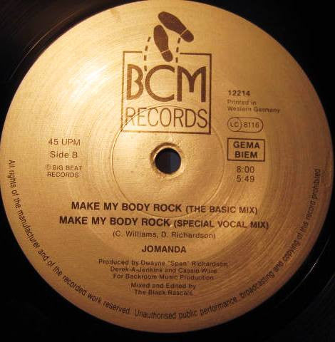 Jomanda : Make My Body Rock (12")