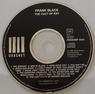 Frank Black : The Cult Of Ray (CD, Advance, Album, Promo)