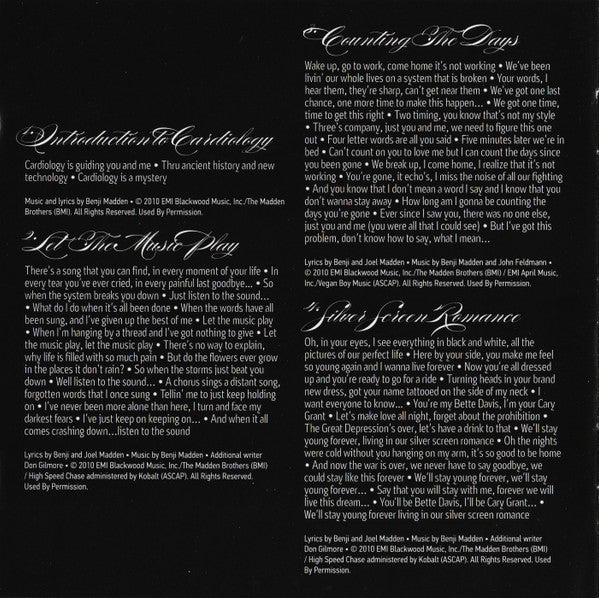 Good Charlotte : Cardiology (CD, Album)