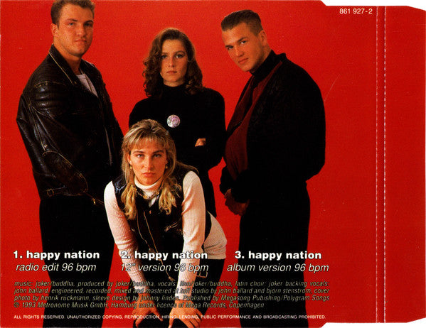 Ace Of Base : Happy Nation (CD, Maxi)