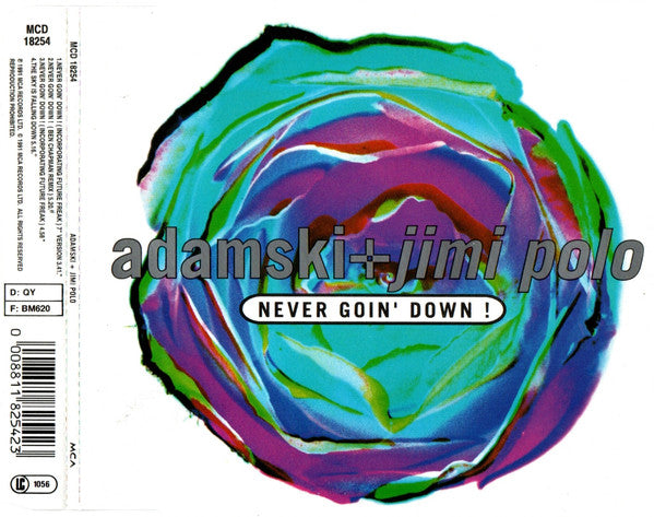 Adamski + Jimi Polo : Never Goin' Down ! (CD, Single)