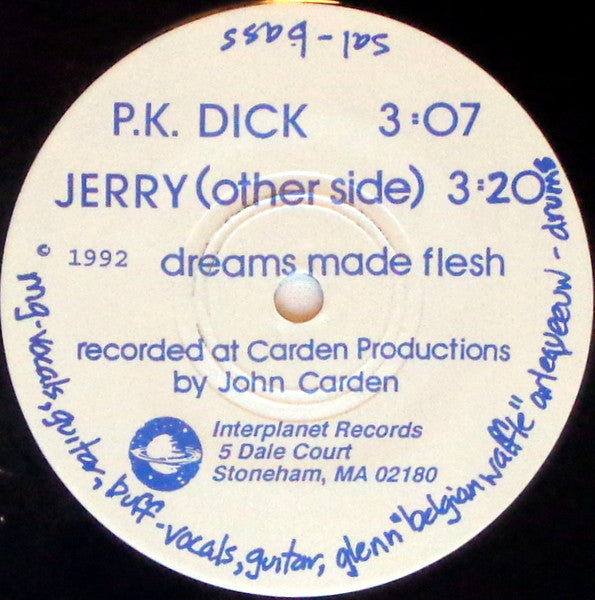 Dreams Made Flesh : Great Men 45 (7", Single)