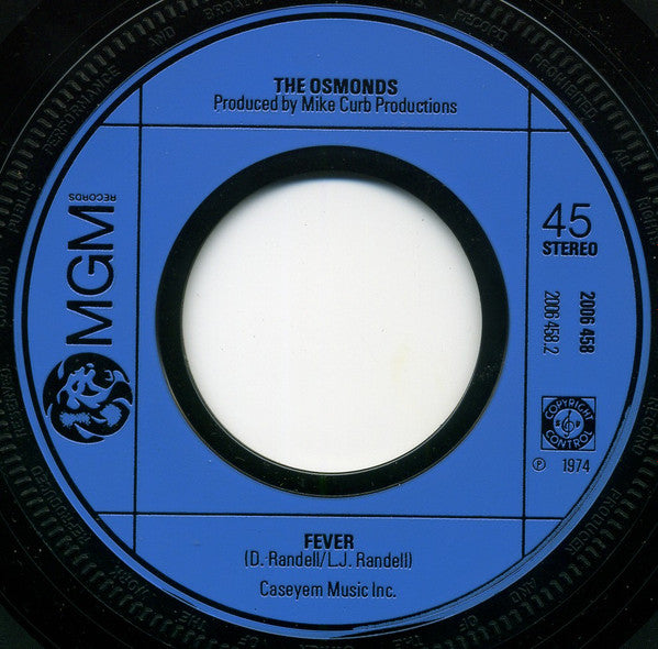 The Osmonds : Love Me For A Reason (7", Single)