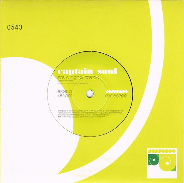 Captain Soul : It's Alright, It's Ok (7", Single, Ltd)