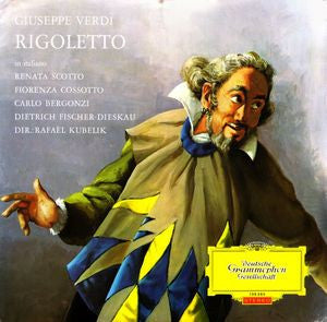 Giuseppe Verdi - Renata Scotto, Fiorenza Cossotto, Carlo Bergonzi, Dietrich Fischer-Dieskau, Rafael Kubelik : Rigoletto (LP, Album)