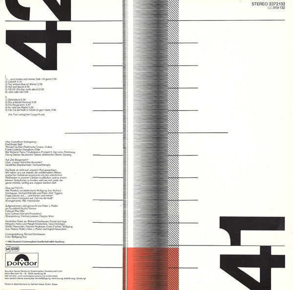 Georg Danzer & Band : Jetzt Oder Nie (LP, Album)