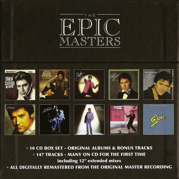 Shakin' Stevens : The Epic Masters (CD, Album, RE, RM + CD, Album, RE, RM + CD, Album,)