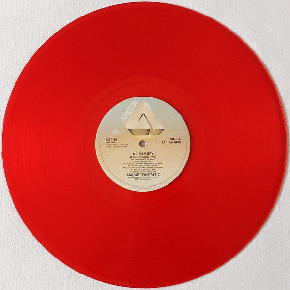 Scarlet Fantastic : No Memory (12", Single, Ltd, Red)