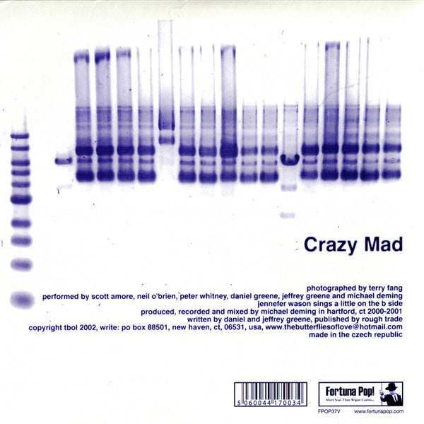 The Butterflies Of Love : The Mutation (7", Single)