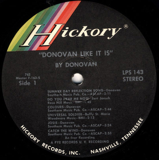 Donovan : Like It Is (Was, And Evermore Shall Be) (LP, Comp)