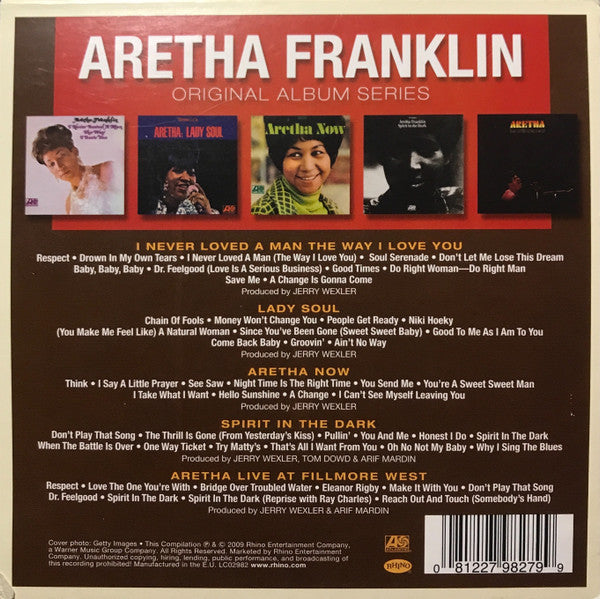 Aretha Franklin : Original Album Series (Box, Comp + 5xCD, Album, RE)