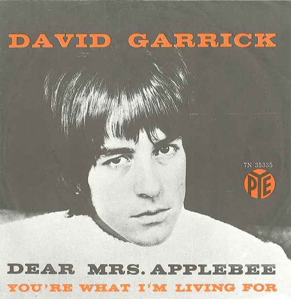 David Garrick : Dear Mrs. Applebee (7", Single, Ora)