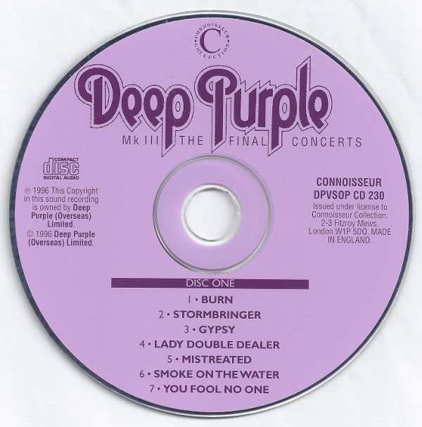 Deep Purple : Mk III • The Final Concerts (2xCD, Album)