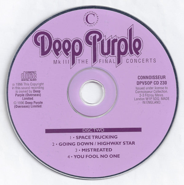Deep Purple : Mk III • The Final Concerts (2xCD, Album)