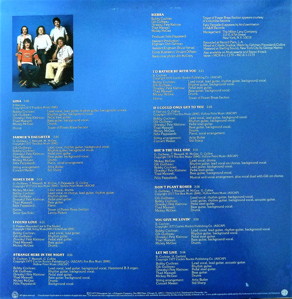 Sierra (7) : Sierra (LP, Album)