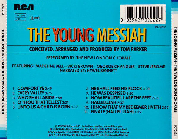 New London Chorale : The Young Messiah (CD, Album, RE)