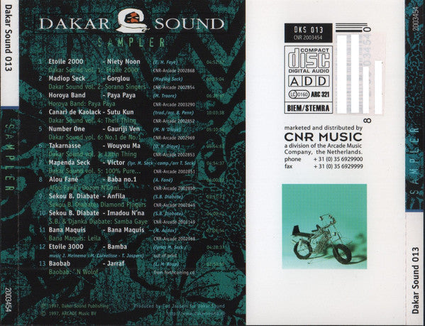 Various : Dakar Sound Sampler (CD, Comp, Smplr)
