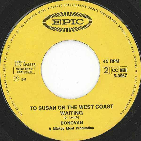 Donovan : Atlantis (7", Single)
