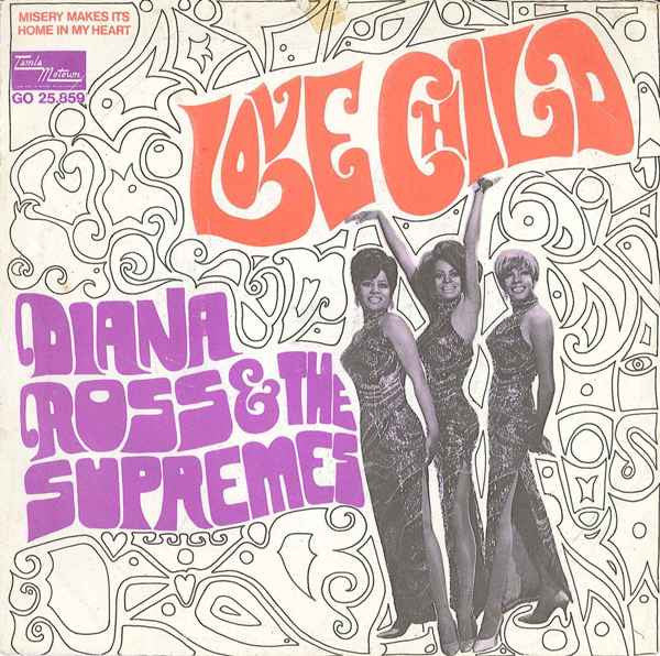 The Supremes : Love Child (7", Single, Mono)