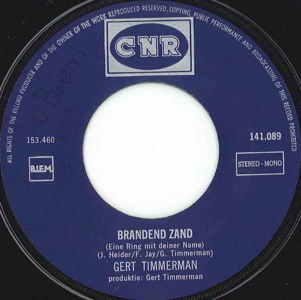 Gert Timmerman : Brandend Zand (7", Single)