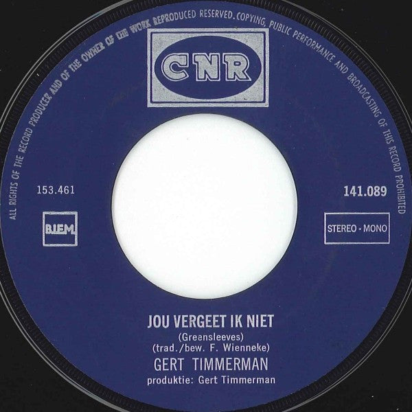 Gert Timmerman : Brandend Zand (7", Single)