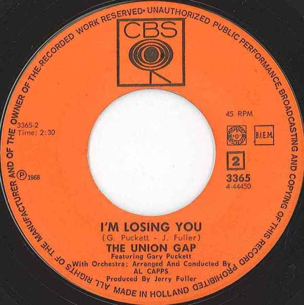 The Union Gap Featuring Gary Puckett* : Young Girl (7", Single)