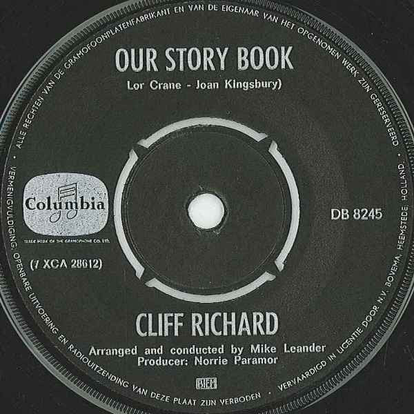 Cliff Richard : The Day I Met Marie / Our Story Book (7", Single)