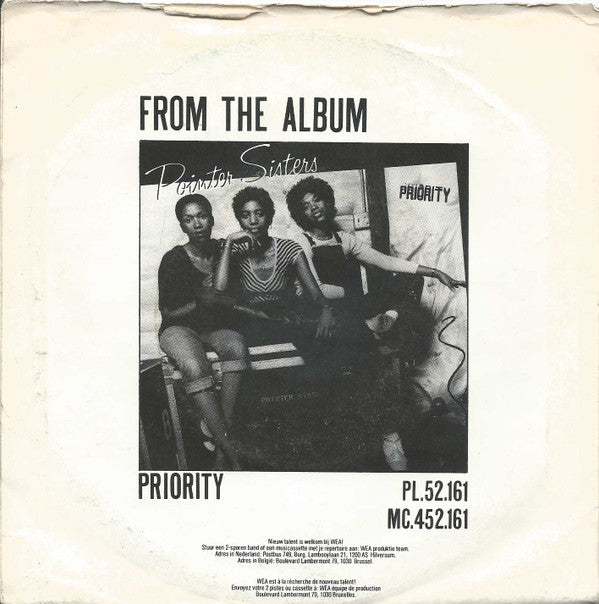 Pointer Sisters : Who Do You Love (7")