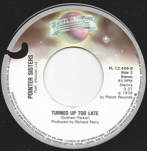 Pointer Sisters : Who Do You Love (7")