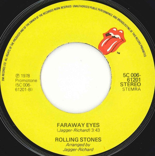 The Rolling Stones : Miss You (7", Single)