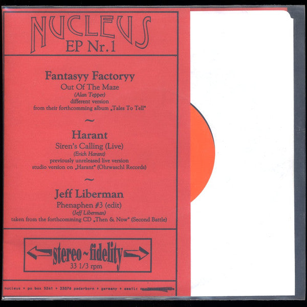 Various : Nucleus EP Nr. 1 (7", EP, Comp)