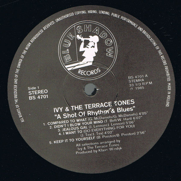 Ivy And The Terrace Tones : A Shot Of Rhythm & Blues (LP)