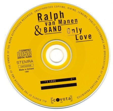 Ralph van Manen & Band : Only Love (CD, Single)