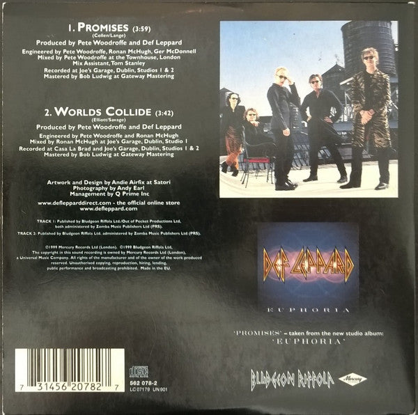 Def Leppard : Promises (CD, Single, Car)