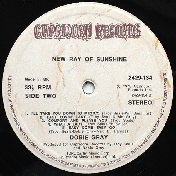Dobie Gray : New Ray Of Sunshine (LP, Album)