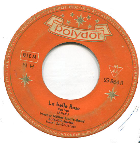 Werner Müller Studio-Band : Petite Fleur (7", Single, Mono)