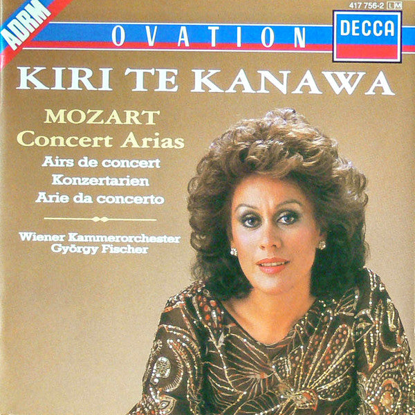 Wolfgang Amadeus Mozart - Kiri Te Kanawa, Wiener Kammerorchester, György Fischer : Concert Arias (CD, RE, RM)