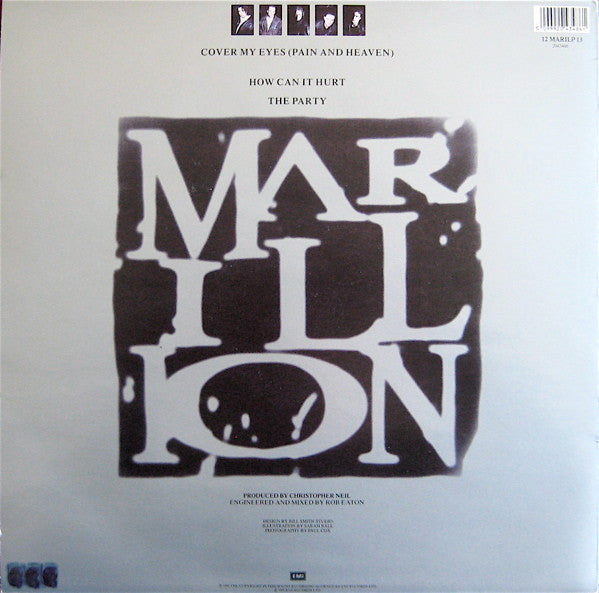 Marillion : Cover My Eyes (Pain And Heaven) (12", Single)