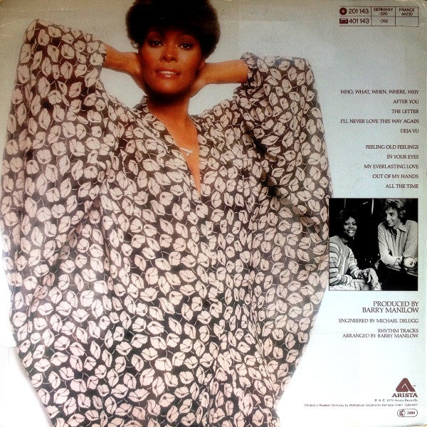 Dionne Warwick : Dionne (LP, Album, RE)