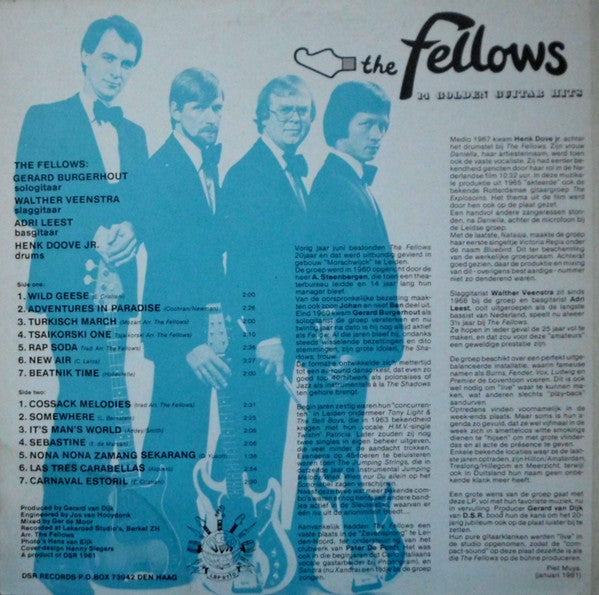 The Fellows (2) : Twenty Anniversary Album - 14 Golden Guitar Hits (LP)