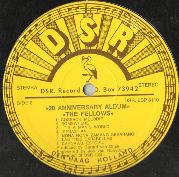 The Fellows (2) : Twenty Anniversary Album - 14 Golden Guitar Hits (LP)