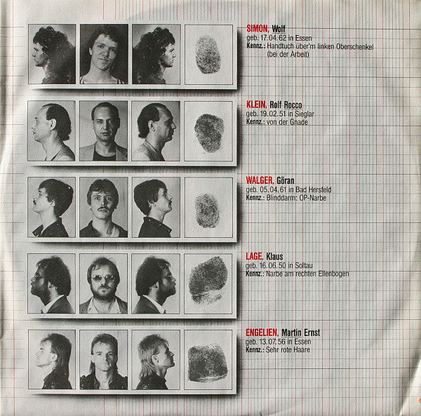 Klaus Lage Band : Heisse Spuren (LP, Album, DMM)