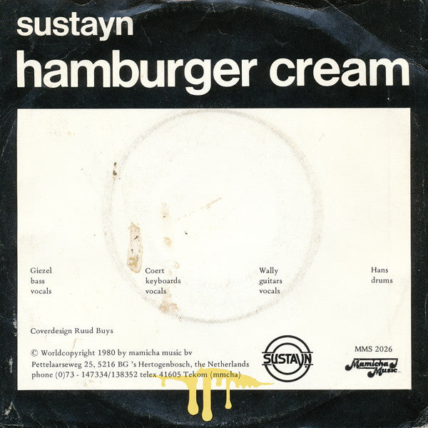 Sustain (4) : Hamburger Cream (7")