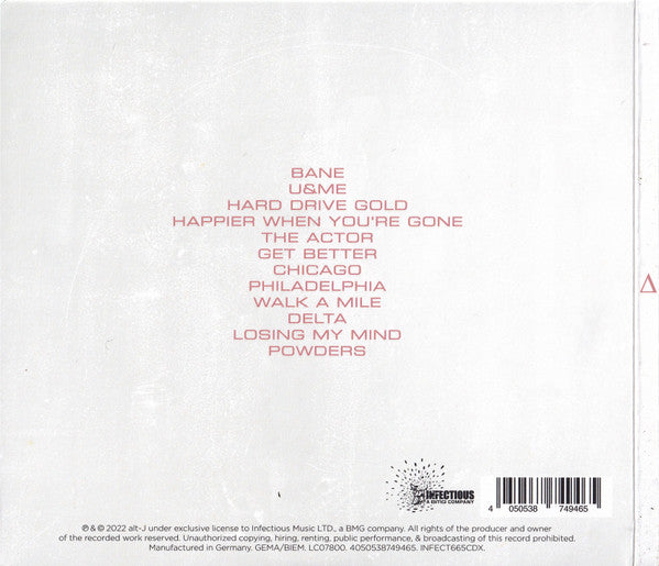 Alt-J : The Dream (CD, Album, Ltd, Sig)